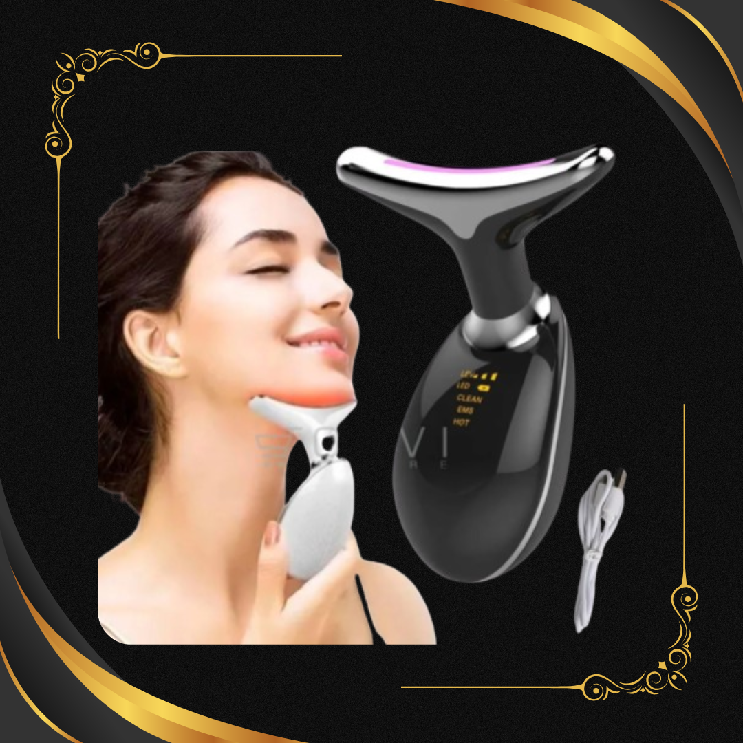 Masajeador Reafirmante Facial & Cuello con Tecnología EMS