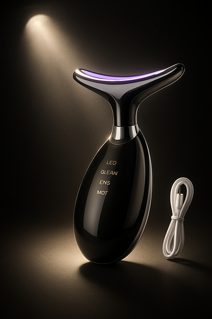 Masajeador Reafirmante Facial & Cuello con Tecnología EMS